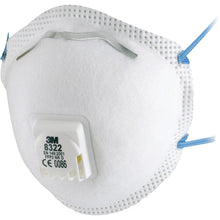Masque contre les particules 3M™, FFP2, avec valve, 8322 | Carton (8 paquets)