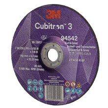 3M™ Cubitron™ 3 Cut and Grind Schruppscheibe, 94542, 36+, T27, 180 mm x 4,2 mm x 22,23 mm, EN, 10/Pack, 20 Stück/VE | Packung (10 Stück)