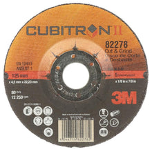 3M™ Cubitron™ II Cut & Grind Schruppscheibe, T27, 125  mm x 4  mm x 22 mm, 36+ | Packung (10 Stück)