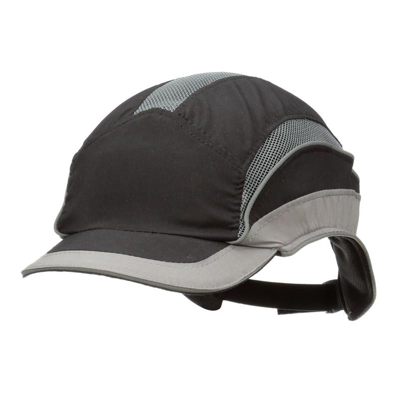 Casquette anti-heurt 3M™ First Base™ 3 2031219, Elite, noir/gris, visière courte, 55 mm | Paquet (1 pièce)