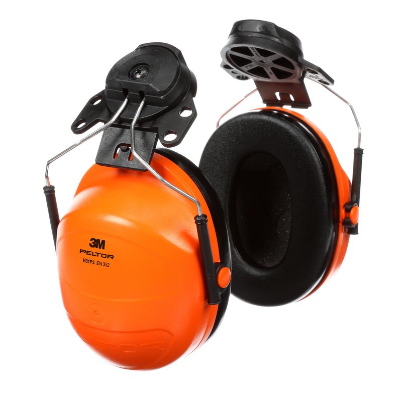 Cache-oreilles 3M™ PELTOR™, orange, support pour casque, H31P3E 300 | Paquet (1 pièce)