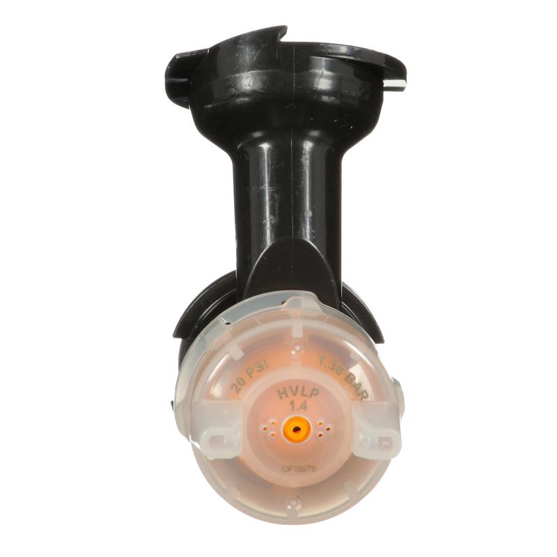 Tête de buse à coupelle à gravité robuste HVLP 3MMC, Orange, 1,4 mm, 26714 | Paquet (1 pièce)