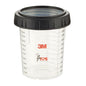 3M™ PPS™ Außenbecher mit Schraubring, Klein, 170 ml, 16115 | Packung (170 ml)