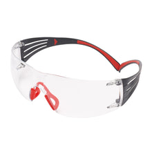 3M™ SecureFit™ 400 Schutzbrille, rot/graue Bügel, Scotchgard™ Anti-Fog-/Antikratz-Beschichtung (K&N), transparente Scheibe, SF401SGAF-RED-EU | Packung (1 Stück)