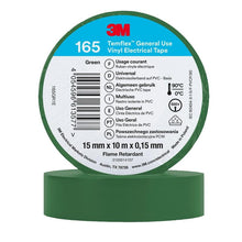 3M™ Temflex™ Vinyl-Isolierband 165, Grün - Elektro-Isolierklebeband