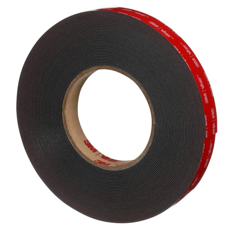 Ruban 3M™ VHB™ 5952F, noir, 9 mm x 33 m, 1,1 mm | Paquet (1 rouleau)
