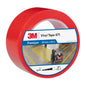 3M™ Weich-PVC-Klebeband 471, Rot, 50 mm x 33 m, 0.14 mm, Einzelverpackt | Packung (1 Rolle)