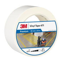 3M™ Weich-PVC-Klebeband 471, Weiß, 50 mm x 33 m, 0.14 mm, Einzelverpackt | Packung (1 Rolle)