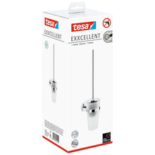 Brosse de toilettes tesa Exxcellent, en métal, chromée, avec solution adhésive