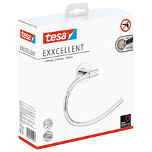 tesa Exxcellent Handtuchring, Metall, verchromt, inkl. Klebelösung