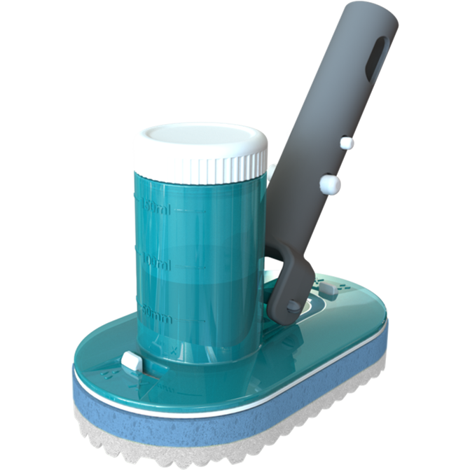 BAYROL 2in1 Reinigungsschwamm mit Nachfülltank | Packung (1 Stück)