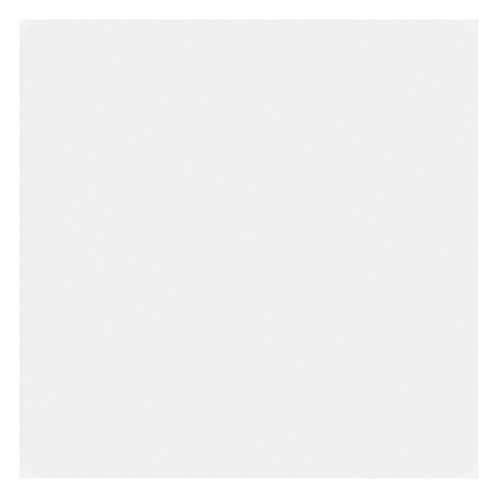 Une carte carrée, minimaliste, gris clair avec des coins arrondis imite le design élégant du sous-verre en tissu de la société Duni GmbH. Sa surface lisse et uniforme reflète la simplicité d'un support jetable et offre de l'élégance sans texte ni motifs.