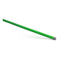 Der Nölle Profi Brush Besenstiel 24x1.400 mm von Nölle Profi Brush Bürsten- & Pinseltechnik e.K. ist ein grüner, gerader Stab mit einem Metallgewinde, abgebildet auf weißem Hintergrund.