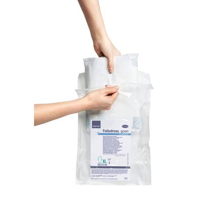 Hartmann Foliodress Comfort verstärkt Größe M Einwegkittel | Karton (1 Karton)