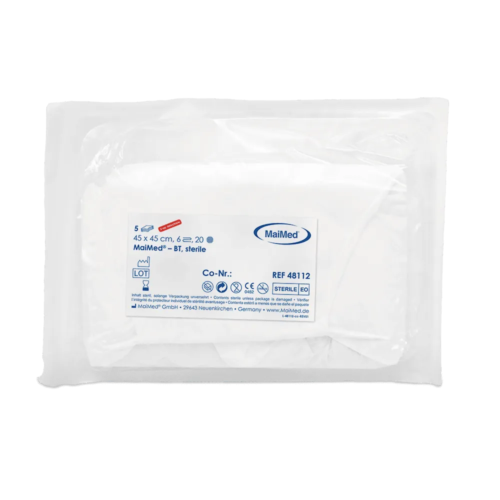 MaiMed-BT-stérile 45x45, Rökochip, double emballage