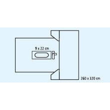 FD PP abdomen/vertèbres Tissu sk 260x320* 9x22* trame crêpe | Paquet (7 pièces)