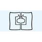 Hartmann Foliodrape Protect Lochtuch sk 45x75 cm variabel Krepp | Packung (130 Stück)