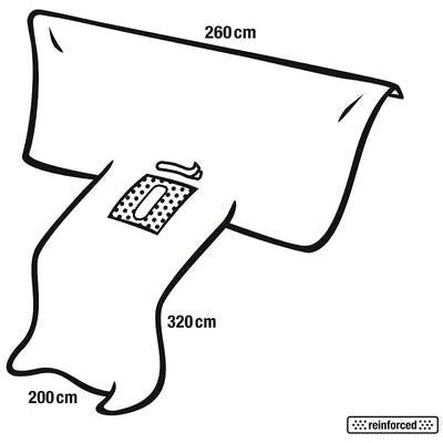 Hartmann Foliodrape PP Abdominal/Wirbelsäulen-Set steril | Packung (5 Stück)