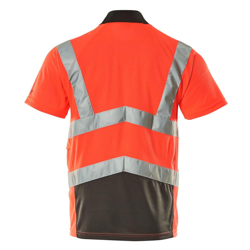 MASCOT® Anadia Polo-shirt, hi-vis rot/dunkelanthrazit