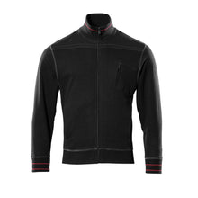 MASCOT® Chania sweat-shirt avec fermeture éclair, noir