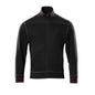 MASCOT® Chania sweat-shirt avec fermeture éclair, noir