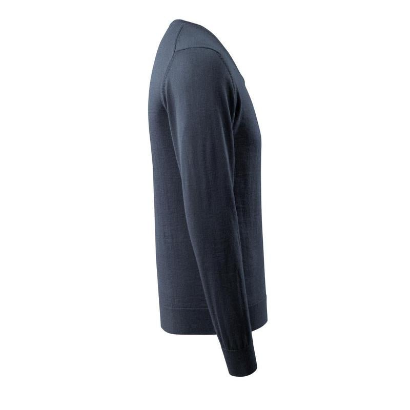 Strickpullover V-Ausschnitt, Merinowolle Strickpullover