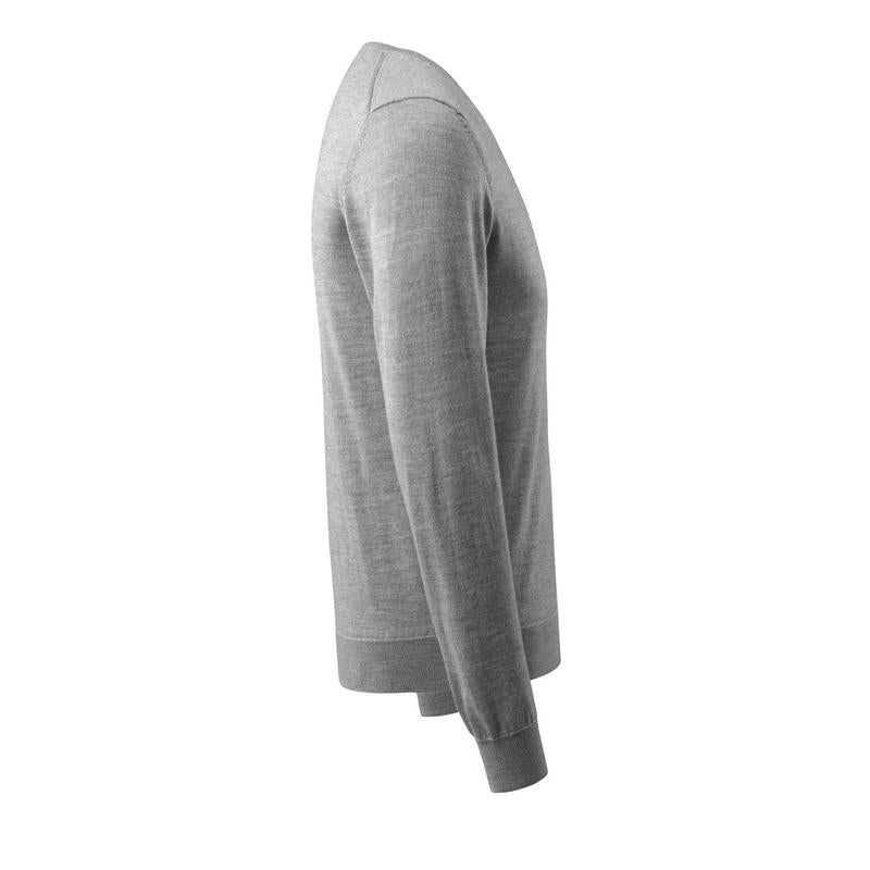 Strickpullover V-Ausschnitt, Merinowolle Strickpullover