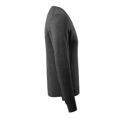 Strickpullover V-Ausschnitt, Merinowolle Strickpullover