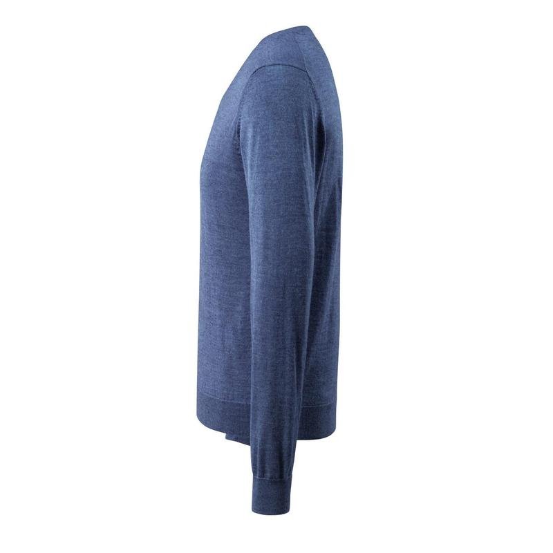 Strickpullover V-Ausschnitt, Merinowolle Strickpullover