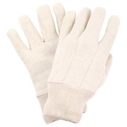 NITRAS Baumwoll-Jersey-Handschuhe, naturfarben Baumwoll-Jersey, Größe 10 | Packung (12 Paare)