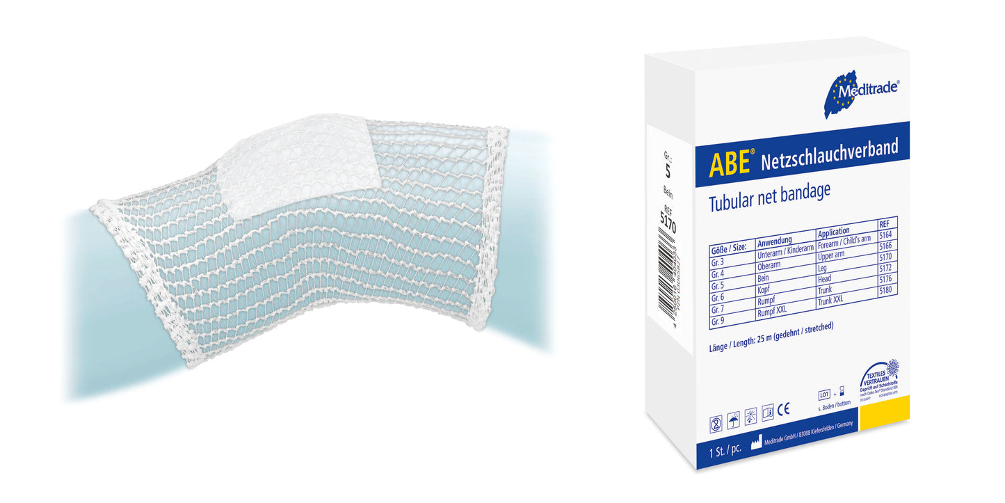 ABE® Netzschlauchverband, 2,2 cm x 25 m, Unterarm | Packung (1 Stück)