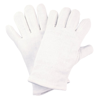 NITRAS Baumwoll-Trikot-Handschuhe, weiß, OEKO-TEX Baumwoll-Trikot, Größe 8 | Packung (12 Paare)