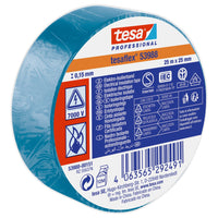 tesa Professional 53988 Isolierband 7000V blau, 25 m x 25 mm