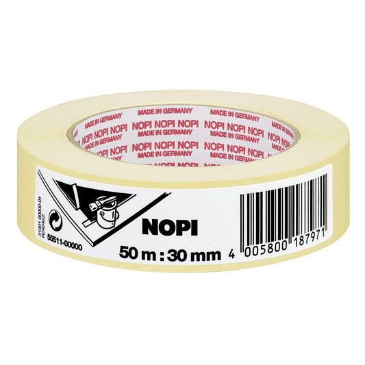 tesa NOPI Malerkrepp Malerband, chamois 50 m x 30 mm