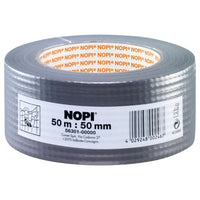 tesa NOPI Gewebeband, silber-grau 50 m x 50 mm