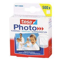 Pastilles adhésives tesa Photo, blanches, double face, 500 pièces