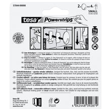 tesa Powerstrips Haken S Metall Rund, weiß