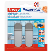 tesa Powerstrips Haken S Metall, weiß