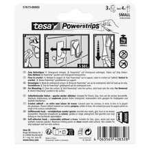 tesa Powerstrips Selbstklebende Haken mit abnehmbaren Drahthaken, weiß