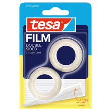 tesafilm DOUBLE-SIDED, transparent, en blister, 7,5 m x 12 mm