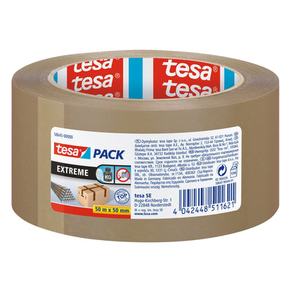 tesapack Ultra Strong Packband braun, 50 m x 50 mm
