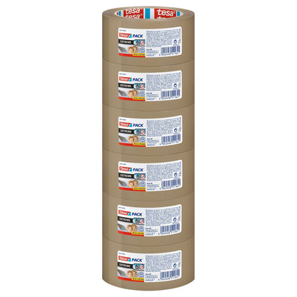 tesapack Ultra Strong Packband braun, 50 m x 50 mm