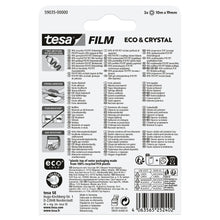 tesafilm Eco & Crystal, transparent, en blister, 10 m x 19 mm