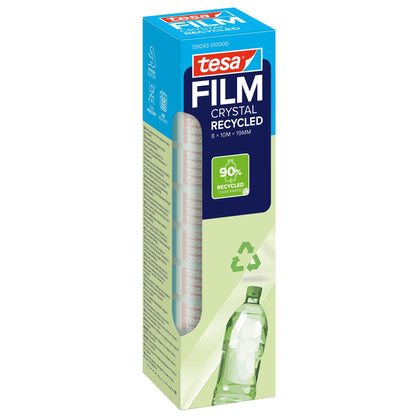 tesafilm CRYSTAL RECYCLED, transparent 10 m x 19 mm