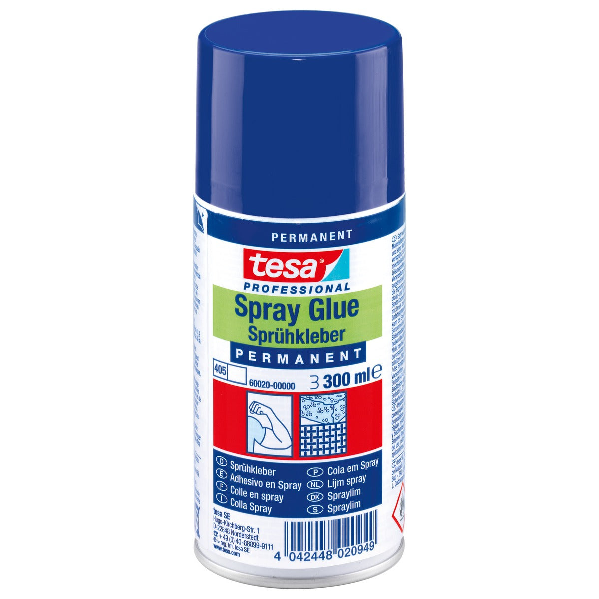 tesa Sprühkleber PERMANENT, 300 ml