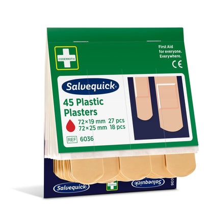 Kunststoffpflaster, 45 stück/nachfüllung  | Packung (45 Stück)