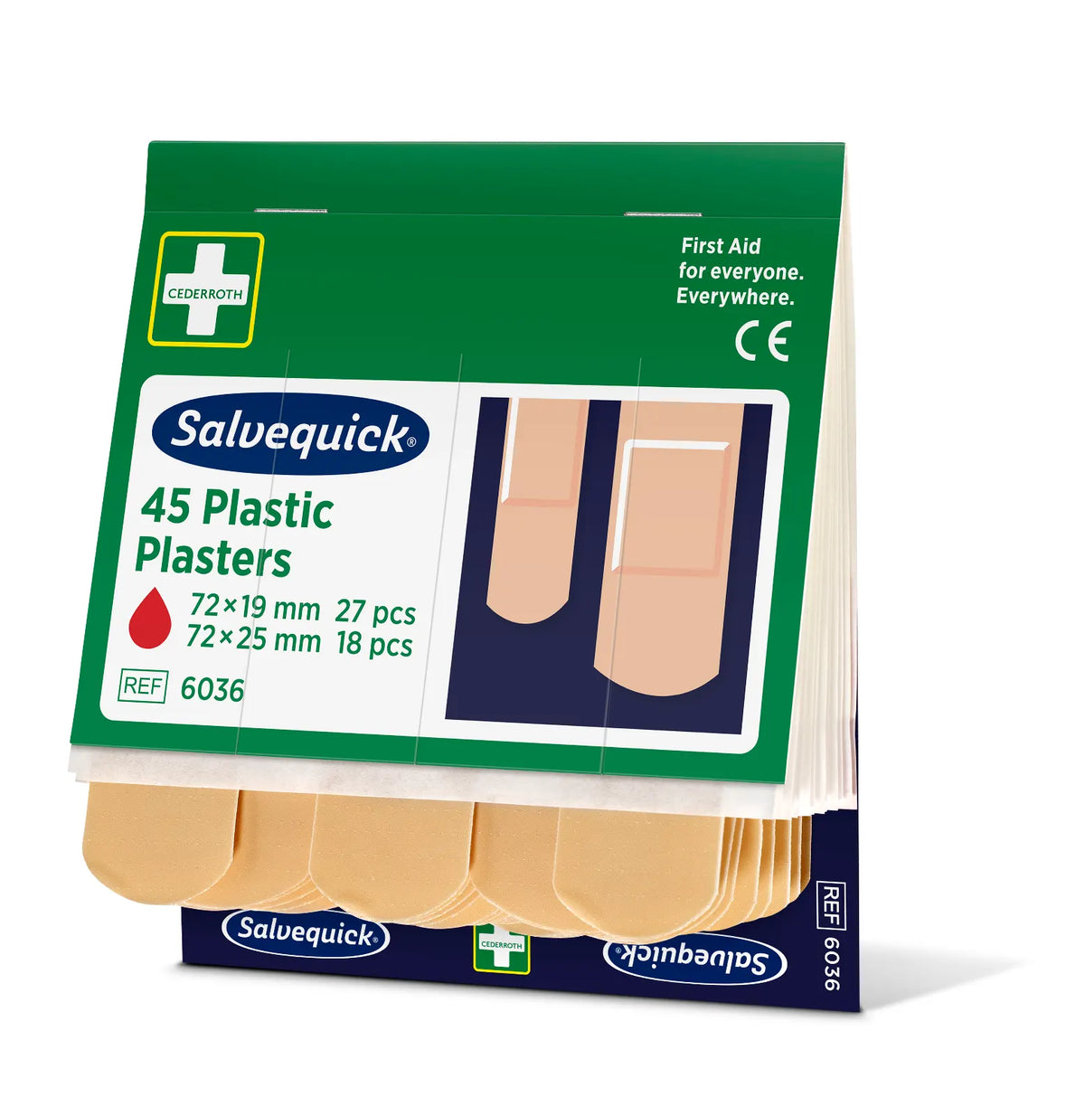 Kunststoffpflaster, 45 stück/nachfüllung  | Packung (45 Stück)