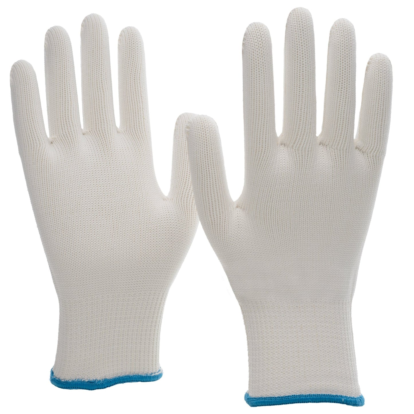 Gants tricotés NITRAS, blancs