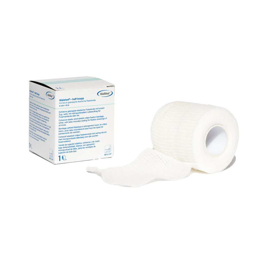 Maielast-haft krepp Elastische Fixierbinde haft, 1St./Box