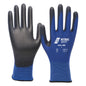 NITRAS SKIN, gants en nylon, bleu / noir